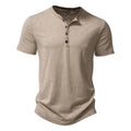 Camiseta Masculina Gola Henley Campeche