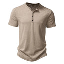 Camiseta Masculina Gola Henley Campeche