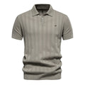 Camisa Polo Masculina em Malha Texturizada Miami