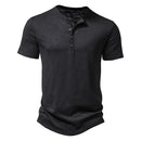 Camiseta Masculina Gola Henley Campeche