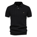 Camisa Polo Masculina em Malha Texturizada Miami